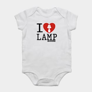 Anchorman I Heart Lamp Icon Baby Bodysuit